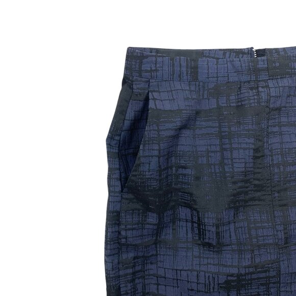 navy and black patterned pencil skirt by Inwear size 34 Eu - Picture 10 of 13